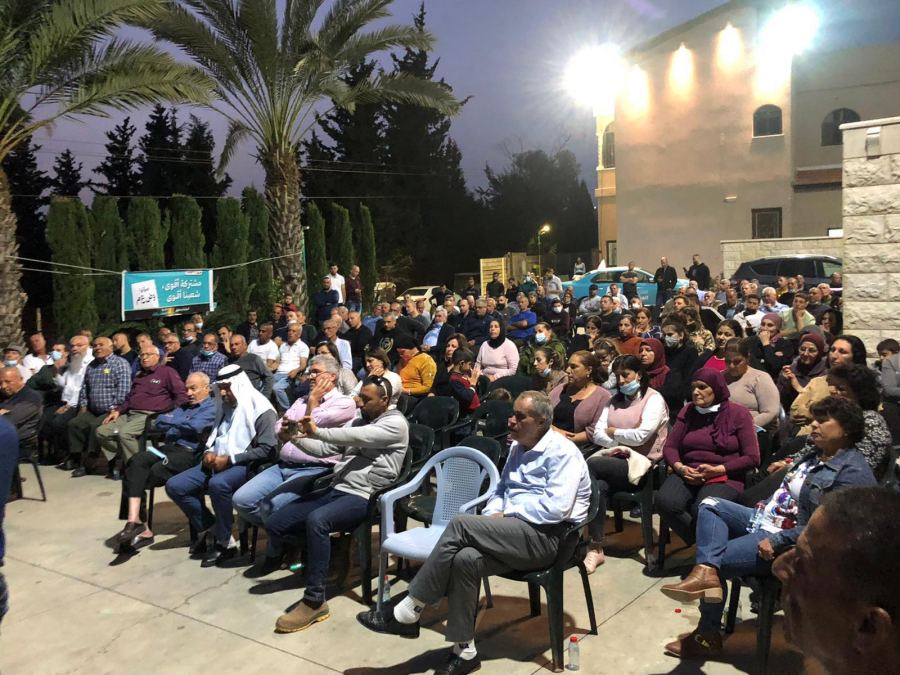 يوم على الانتخابات، اجتماعات حاشدة ولافتة للقائمة المشتركة في كل البلاد